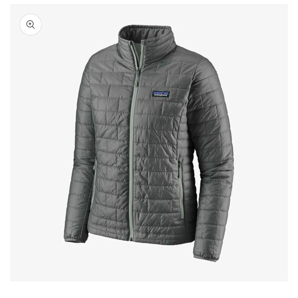 Women’s Patagonia Nano Puff Jacket in Grey/Silver -  size XL (NWOT)